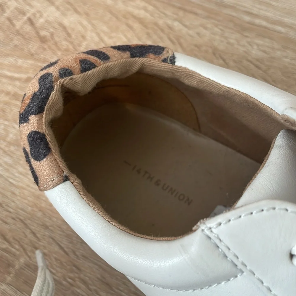 14th & union Cheetah print sneakers - Picture 6 of 7